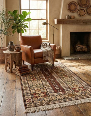3' x 4' 8 Hand Woven Balouch Wool Rug