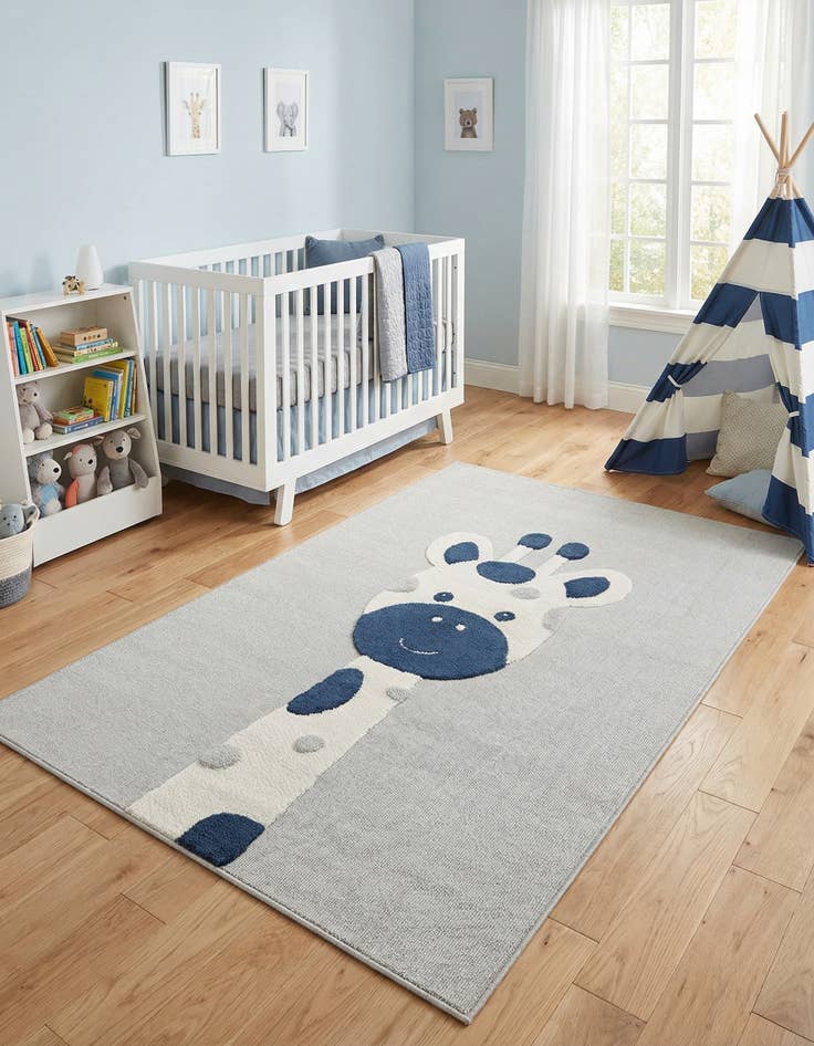 Detail image of 6' x 9' Whimsy Kids Rug