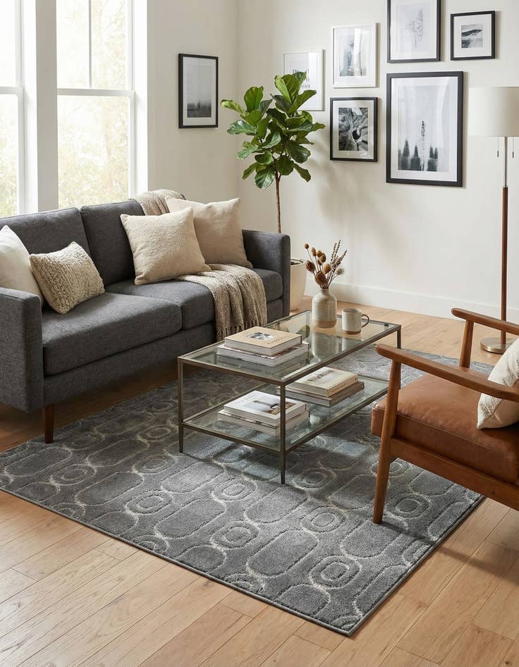 Detail image of 4' x 6' Vogue Geo Rug