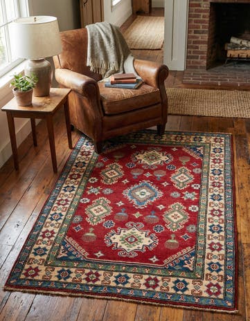 3' 3 x 5' 1 Hand Knotted Kazak Rug