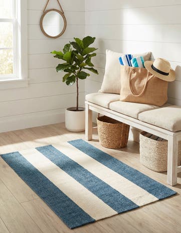 Sky blue Jill Zarin Hamptons Rug