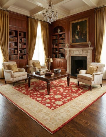 11' 5 x 11' 5 Kaizar Wool Square Rug