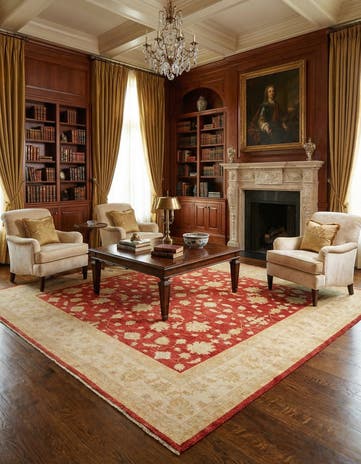 11' 5 x 11' 5 Kaizar Wool Square Rug