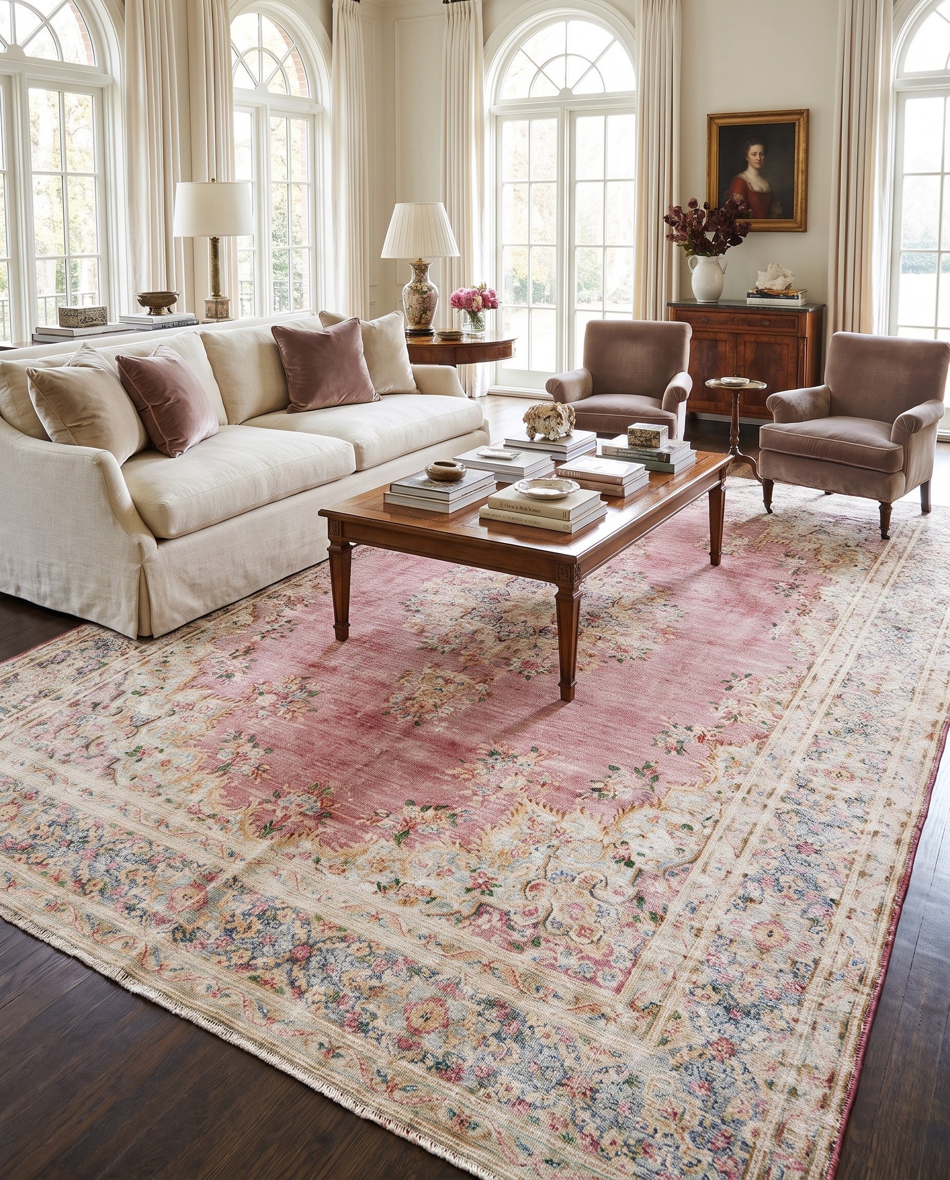 7' 11 x 10' 3 Vintage Royal Wool Rug