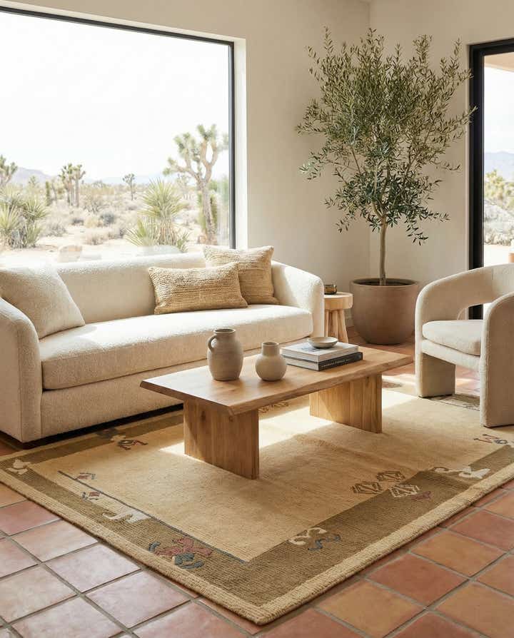 3' 3 x 5' Hand Knotted Nepal Wool Rug