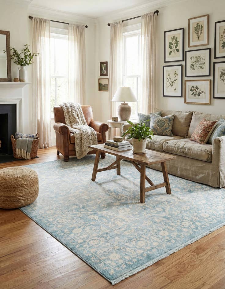 Detail image of  7' x 10' Modern Classical Rug