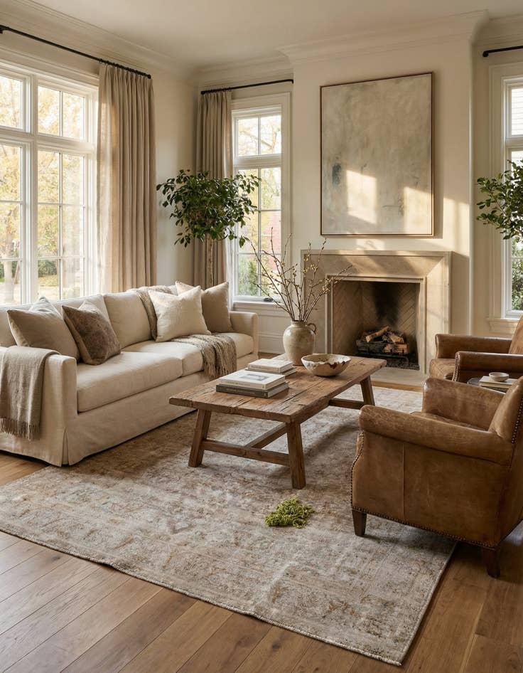 Detail image of 9' 4 x 12' 6  Hand Knotted Ultra Vintage Persian Wool Rug