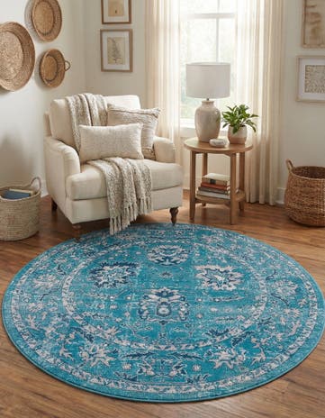 5' 3 x 5' 3 Lucerne Round Rug