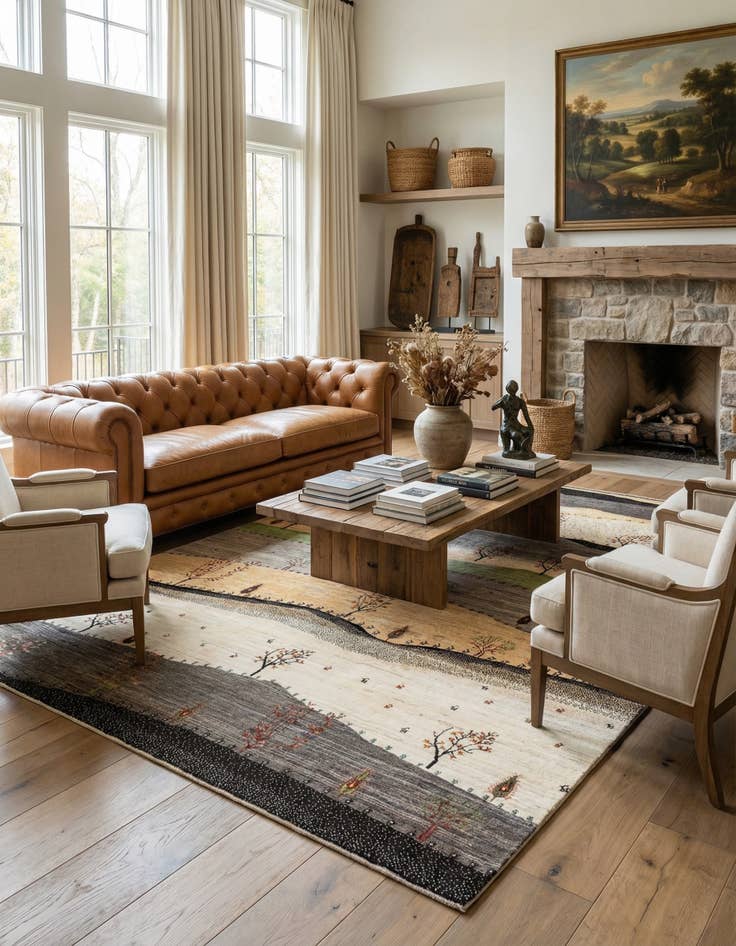 Detail image of  7' 1 x 10' 2 Kashkuli Rug