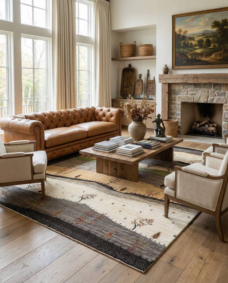 Detail image of 7' 1 x 10' 2 Kashkuli Rug