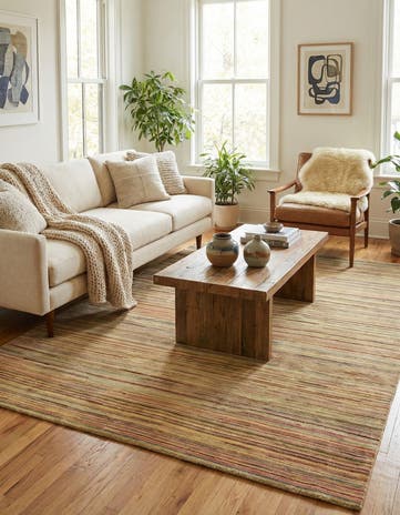4' 11 x 6' 6 Hand Knotted Modern Ziegler Rug
