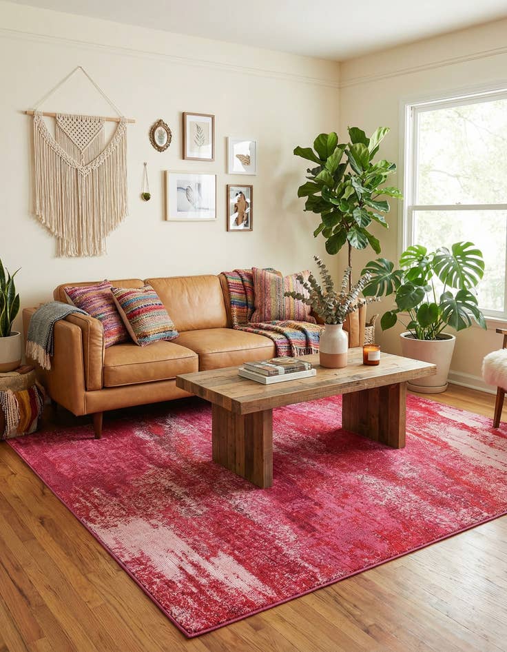 Detail image of 8' x 11' 4  Washable Barcelona Rug