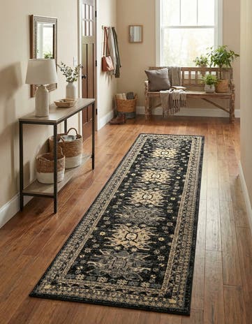 2' 7 x 10' Heris Runner Rug