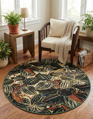Blossom Round Rug