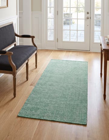 2' x 5' 1 Hand Woven Jill Zarin English Manor Farmhouse Wool Runner Rug