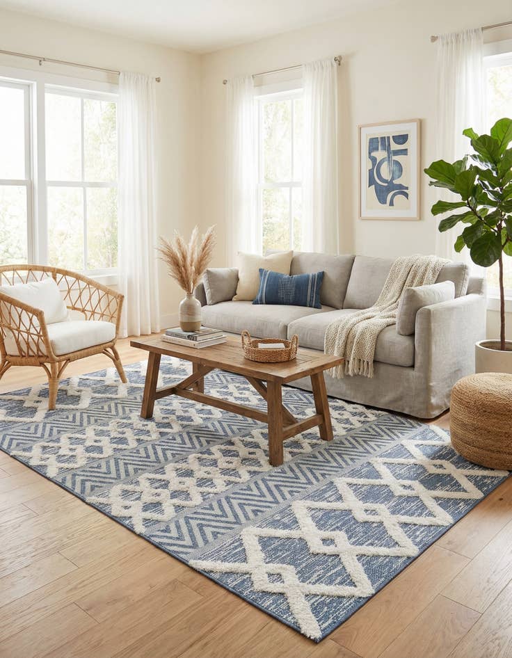 Detail image of 5' 3 x 8' Sabrina Soto Casa Valencia Rug