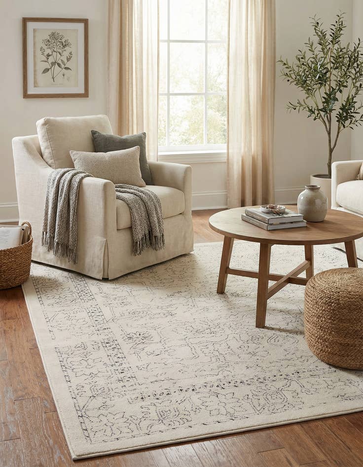 Detail image of  6' x 6' Isabella Square Rug