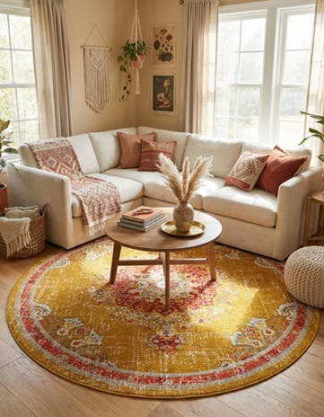 10' x 10' Carrington Round Rug
