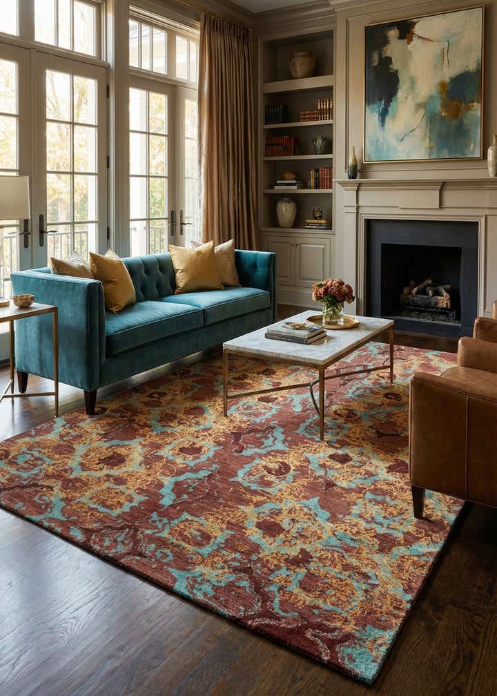 5' 5 x 7' 11 Anar Wool Rug