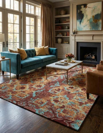 5' 5 x 7' 11 Anar Wool Rug