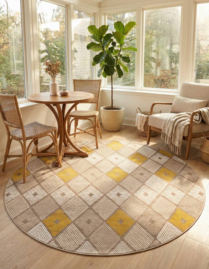 Detail image of  7' 10 x 7' 10 Laguna Round Rug