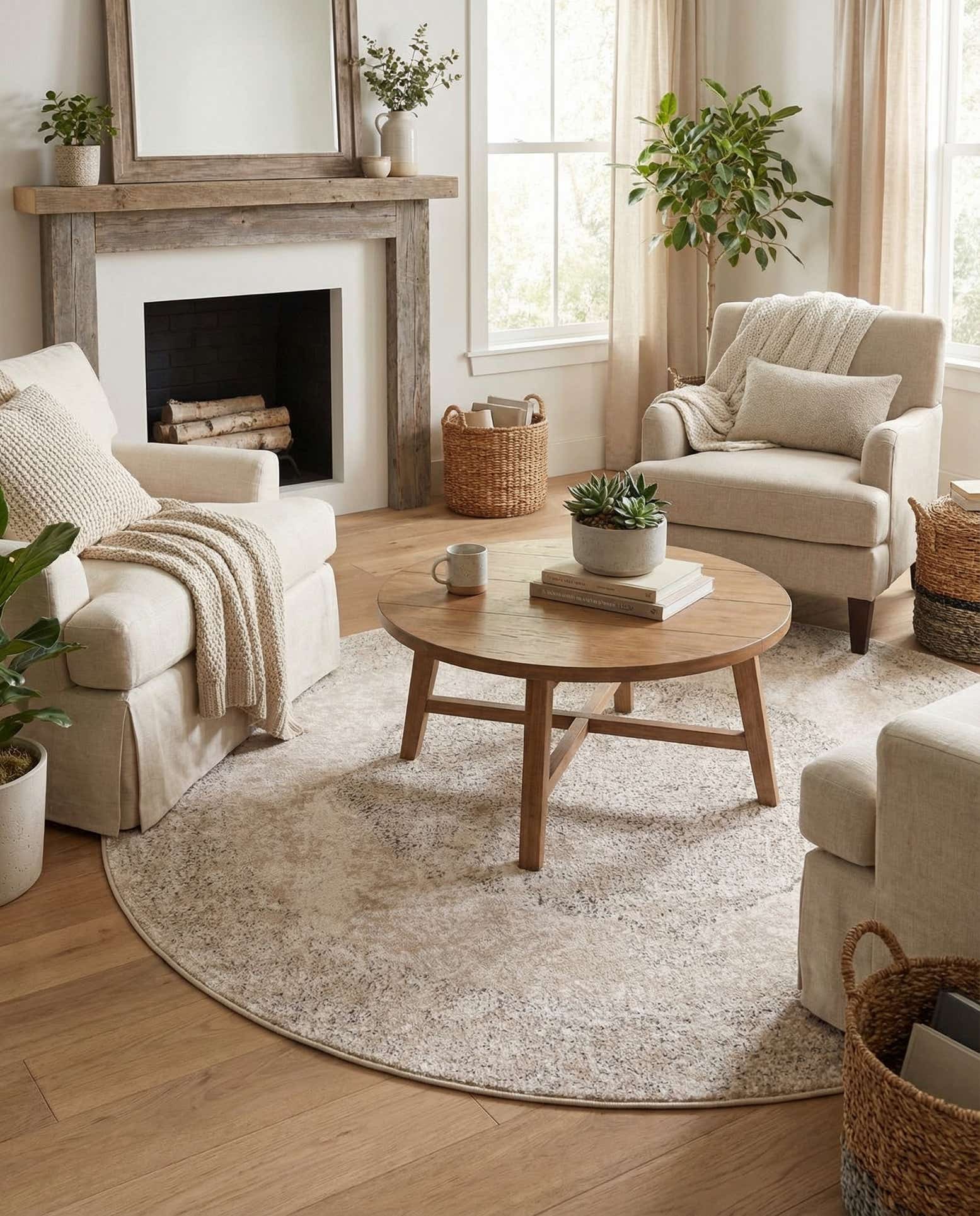 7' x 7' Oregon Round Rug