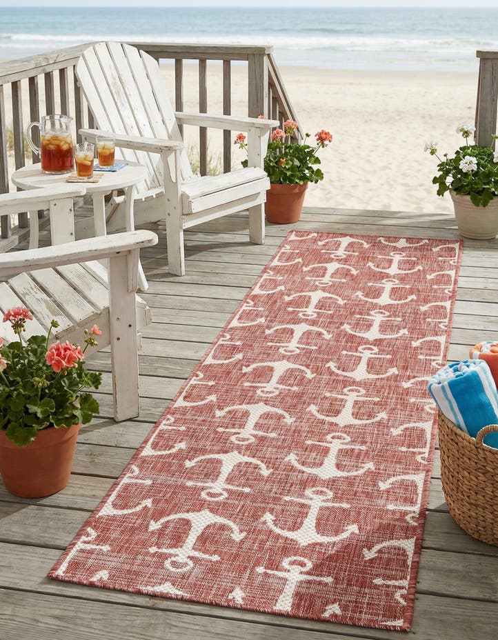 2' x 8' Easy-Clean Coastal Indoor / Outdoo...