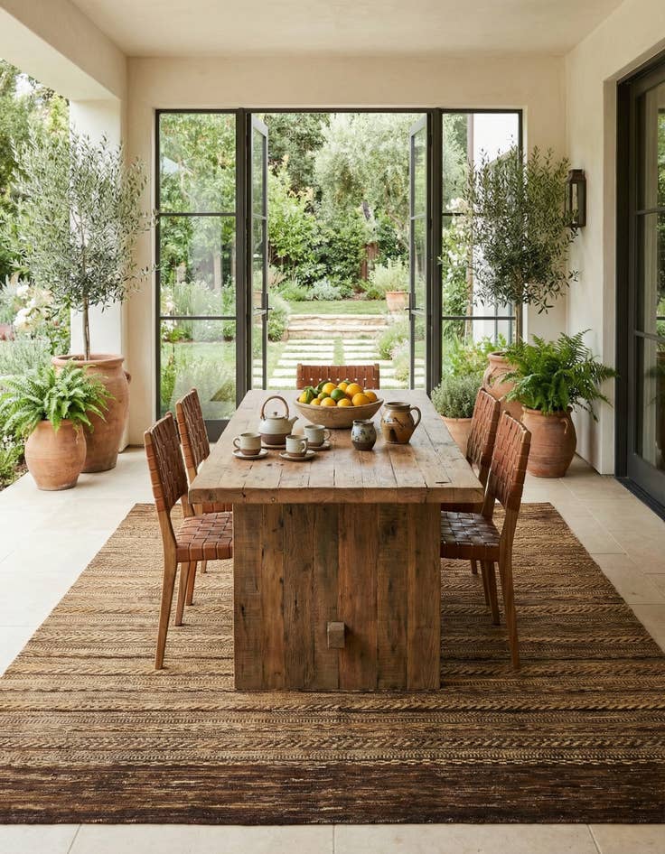 Detail image of 6' 6 x 7' 11 Juma Wool Rug