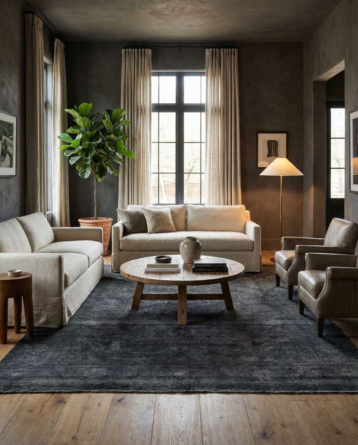 6' 5 x 9' 9 Hand Knotted Ultra Vintage Persian Wool Rug