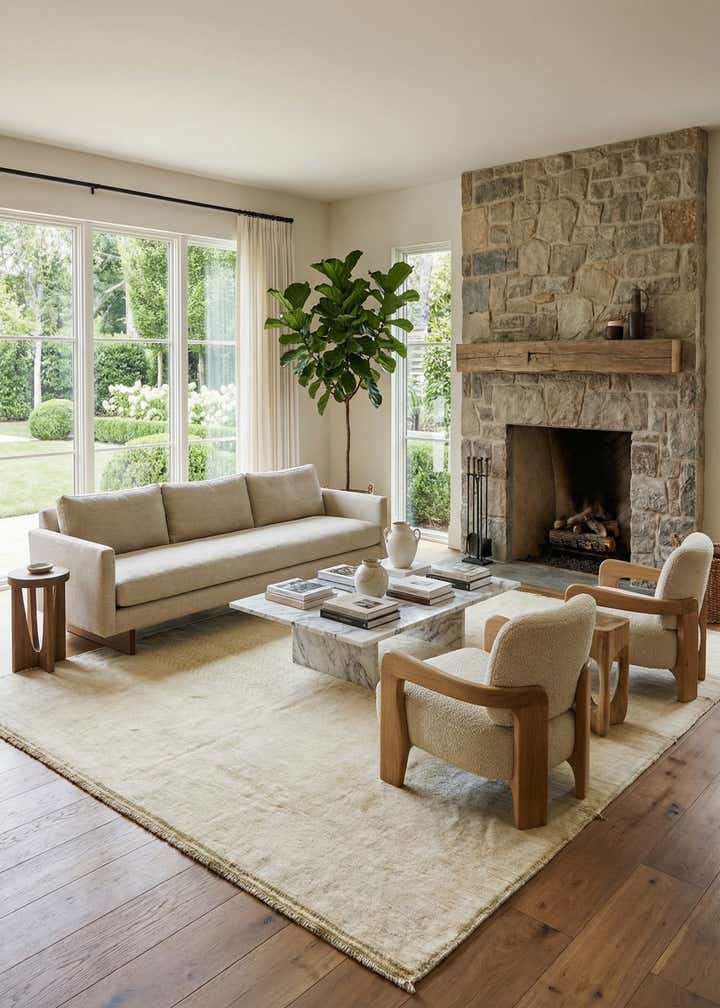 13' 4 x 17' Hand Knotted Moroccan Wool Rug