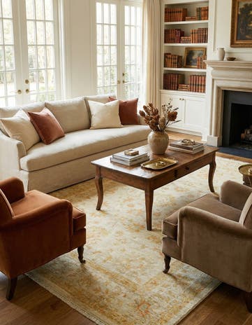6' 11 x 9' 6 Ziegler Wool Rug