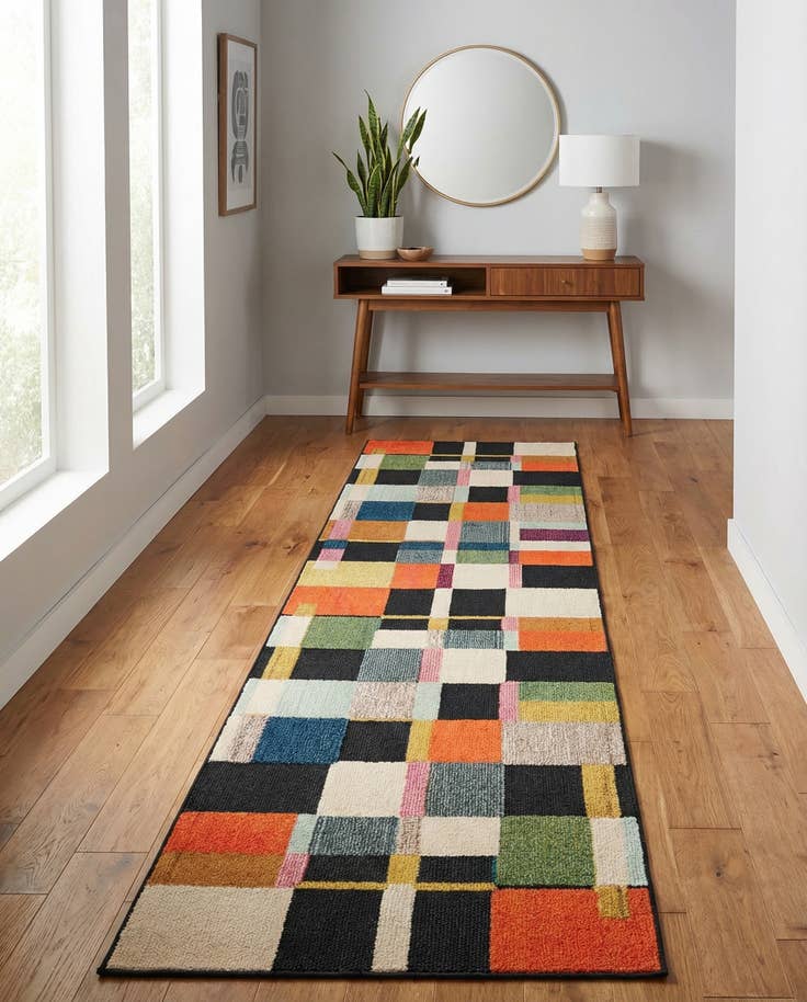 Detail image of 2' 7 x 12' Easy-Clean Casablanca Indoor / Outdoor Runner Rug