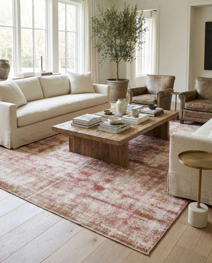 7' 4 x 10' 1 Hand Knotted Ultra Vintage Persian Wool Rug