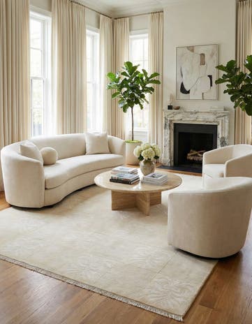 7' 11 x 10' 1 Hand Knotted Darya Wool Rug