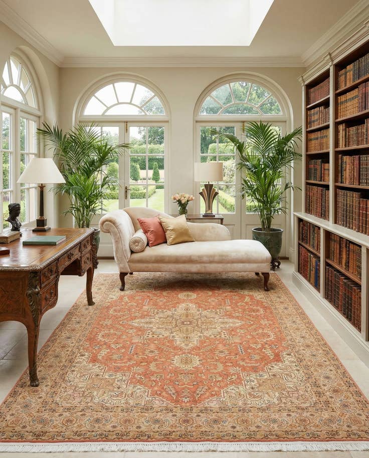 Detail image of 6' 8 x 10' 5 Tabriz Rug