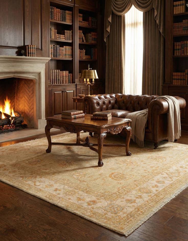 Detail image of 8' x 8' 1 Ziegler Wool Square Rug