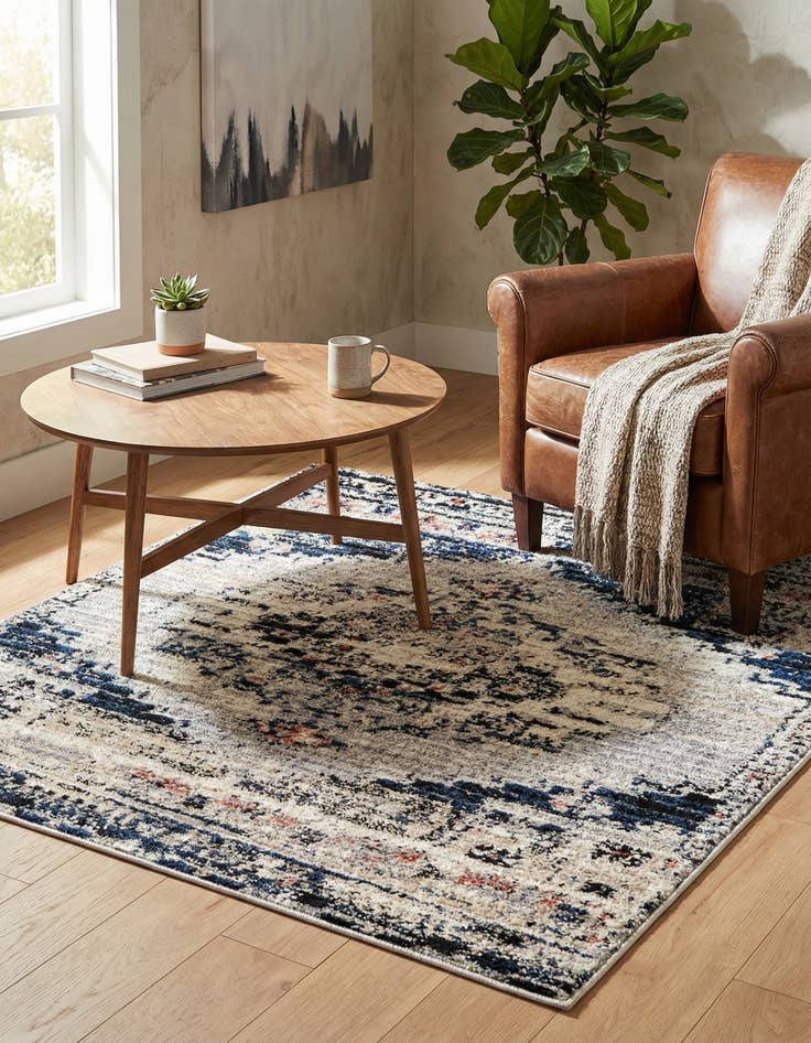 Detail image of  4' x 4' Tucson Square Rug