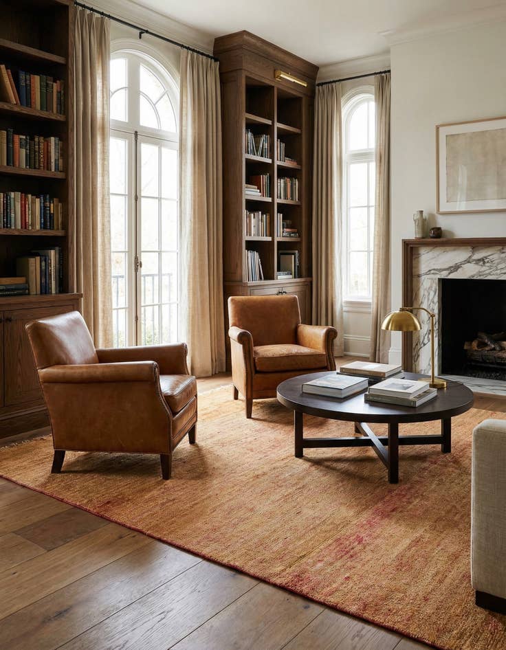 Detail image of  4' x 6' 4  Hand Knotted Modern Ziegler Rug