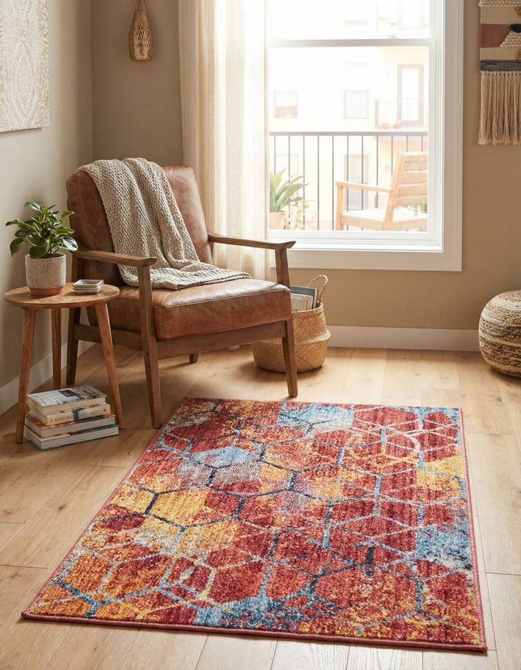 Detail image of  2' 2 x 3' Andromeda Rug