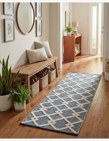 2' x 6' 1 Hand Knotted Jill Zarin Dorset Runner Rug