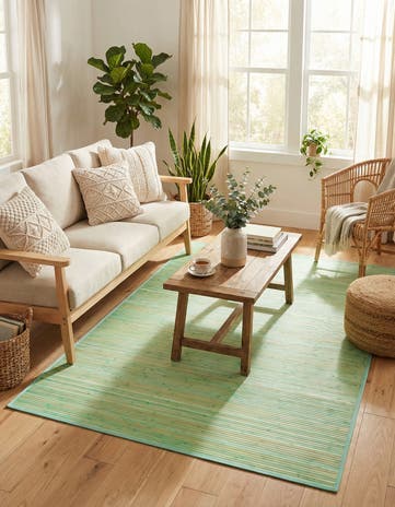 6' x 9' Bamboo Rug
