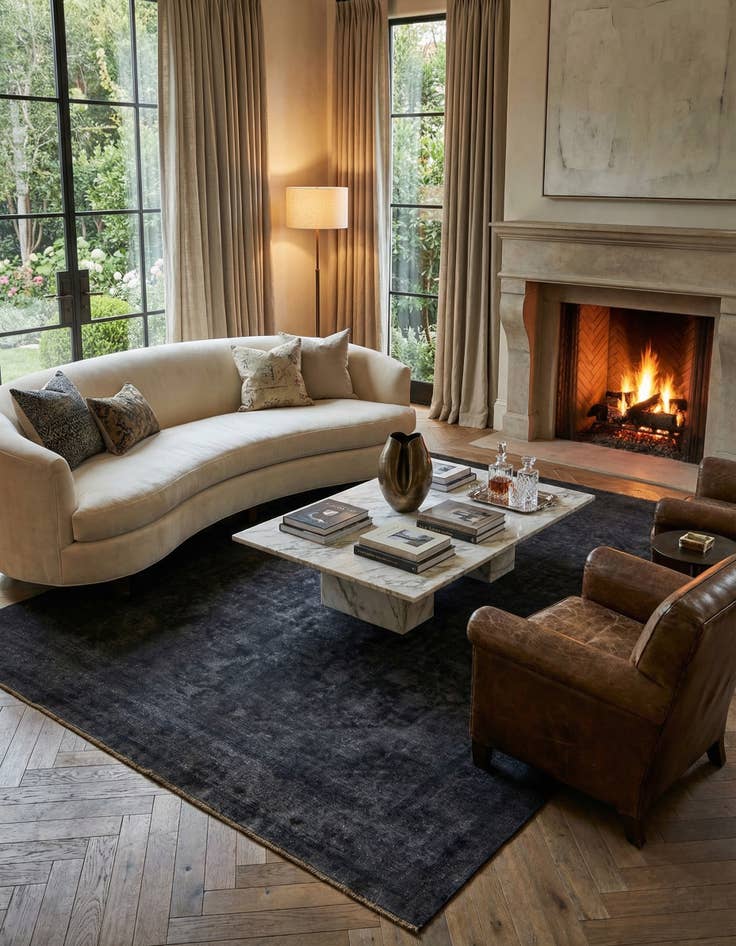 Detail image of 9' 3 x 12' 3  Hand Knotted Ultra Vintage Persian Wool Rug