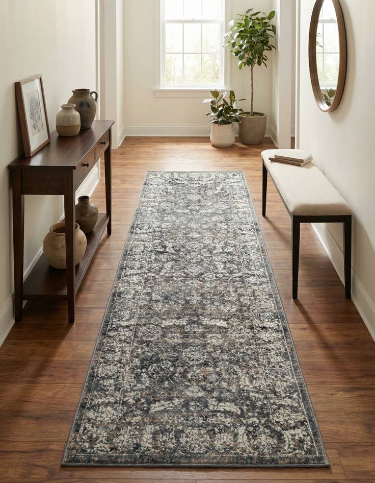 Detail image of 2' 7 x 8' Uptown Central Park Runner Rug