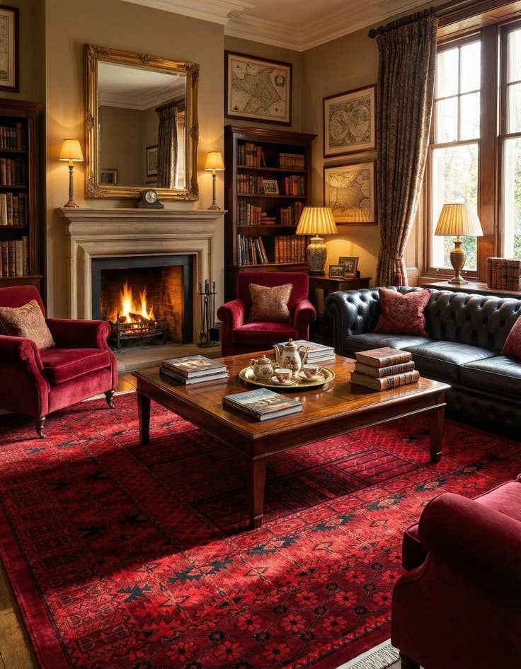 Detail image of 10' x 10' Bokhara Square Rug