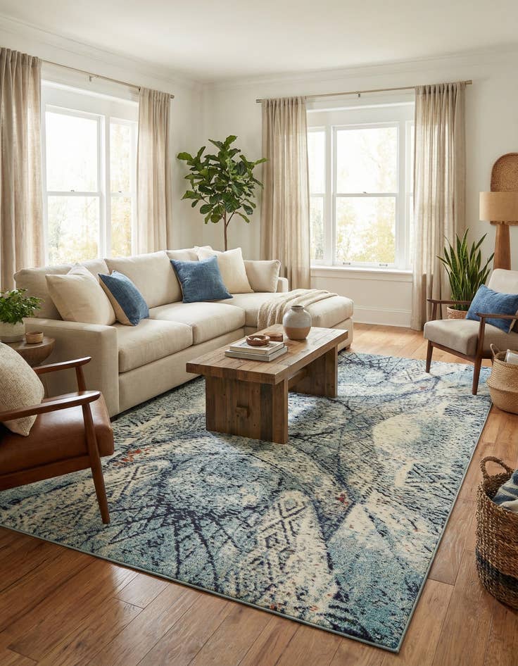 Detail image of 10' 6 x 16' 5  Washable Arte Rug