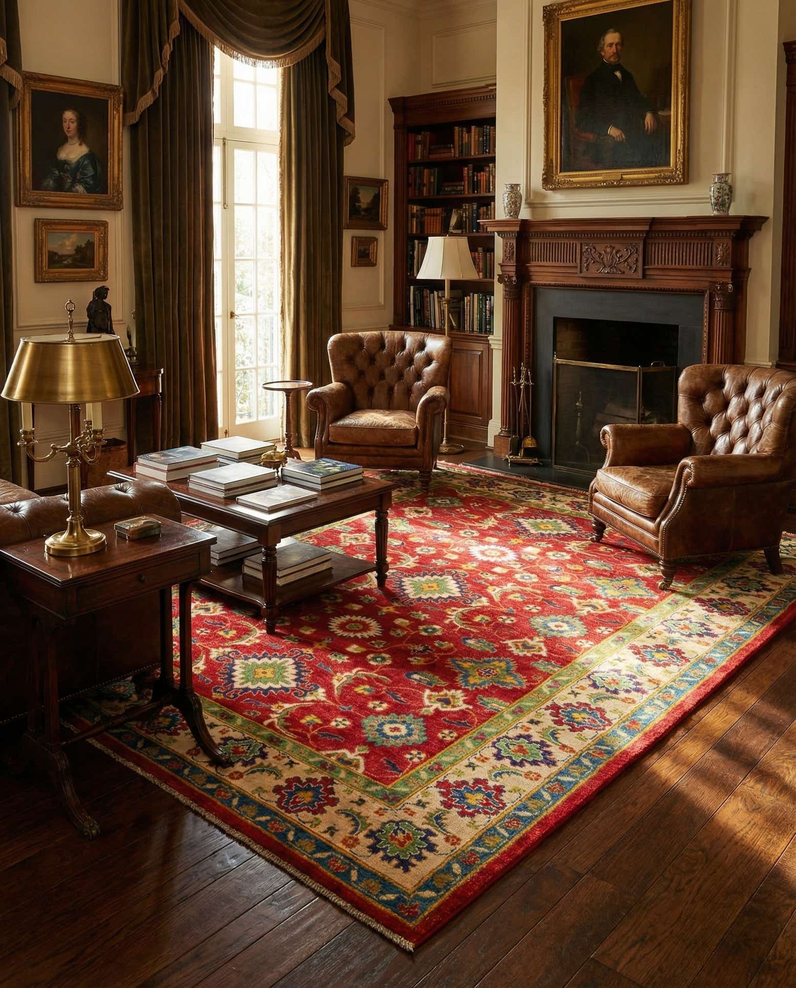 6' x 9' 1 Hand Knotted Kazak Rug