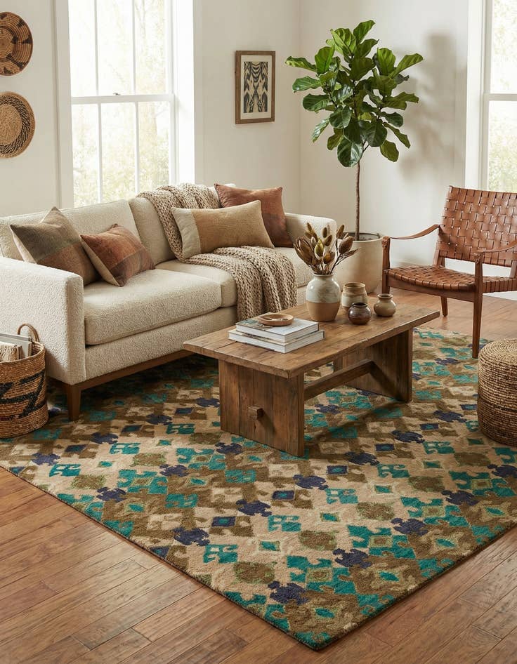 Detail image of 8' 1 x 10' Luna Wool Rug