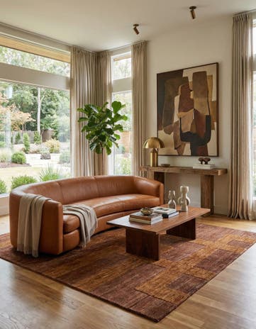 6' 7 x 7' 11 Juma Wool Rug