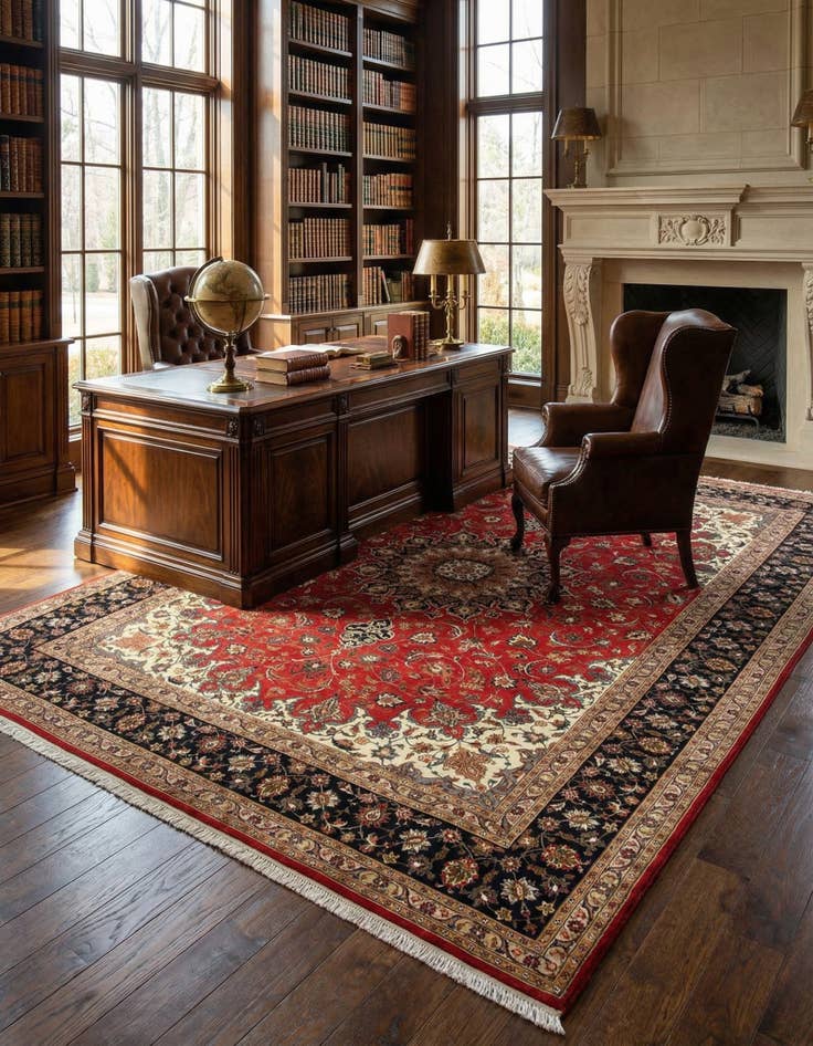 Detail image of 8' 4 x 11' 1 Tabriz Rug