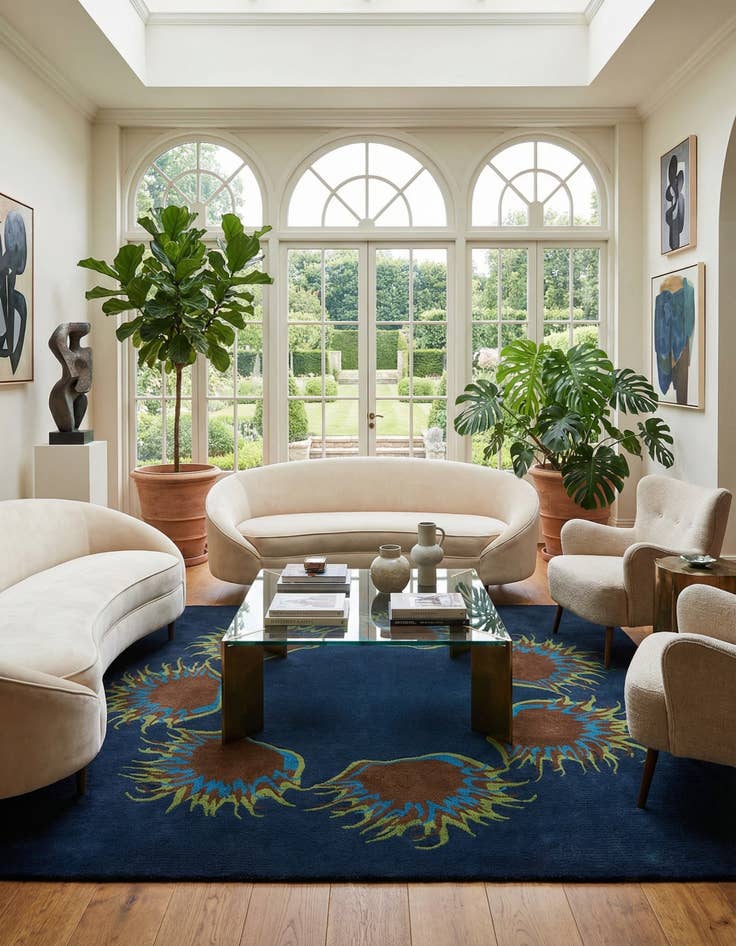 Detail image of 7' 6 x 7' 7 Luna Square Rug